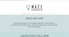 Desktop Screenshot of mazeservices.com